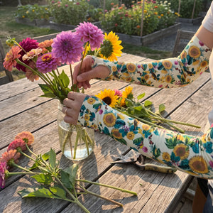 Customer wearing Livaro Field Sleeves